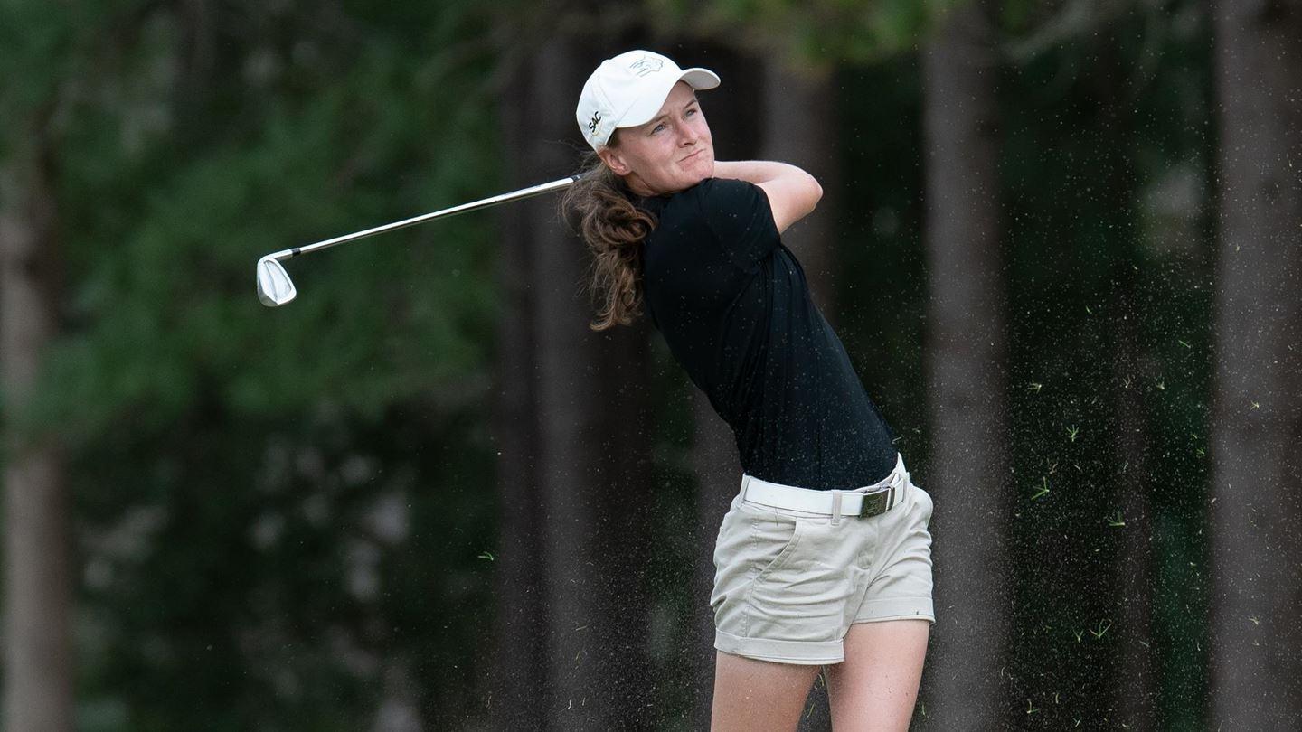 Limestone's Ebba Hellman shot an even-par 72 on Tuesday.